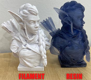 Filament/Resin difference
